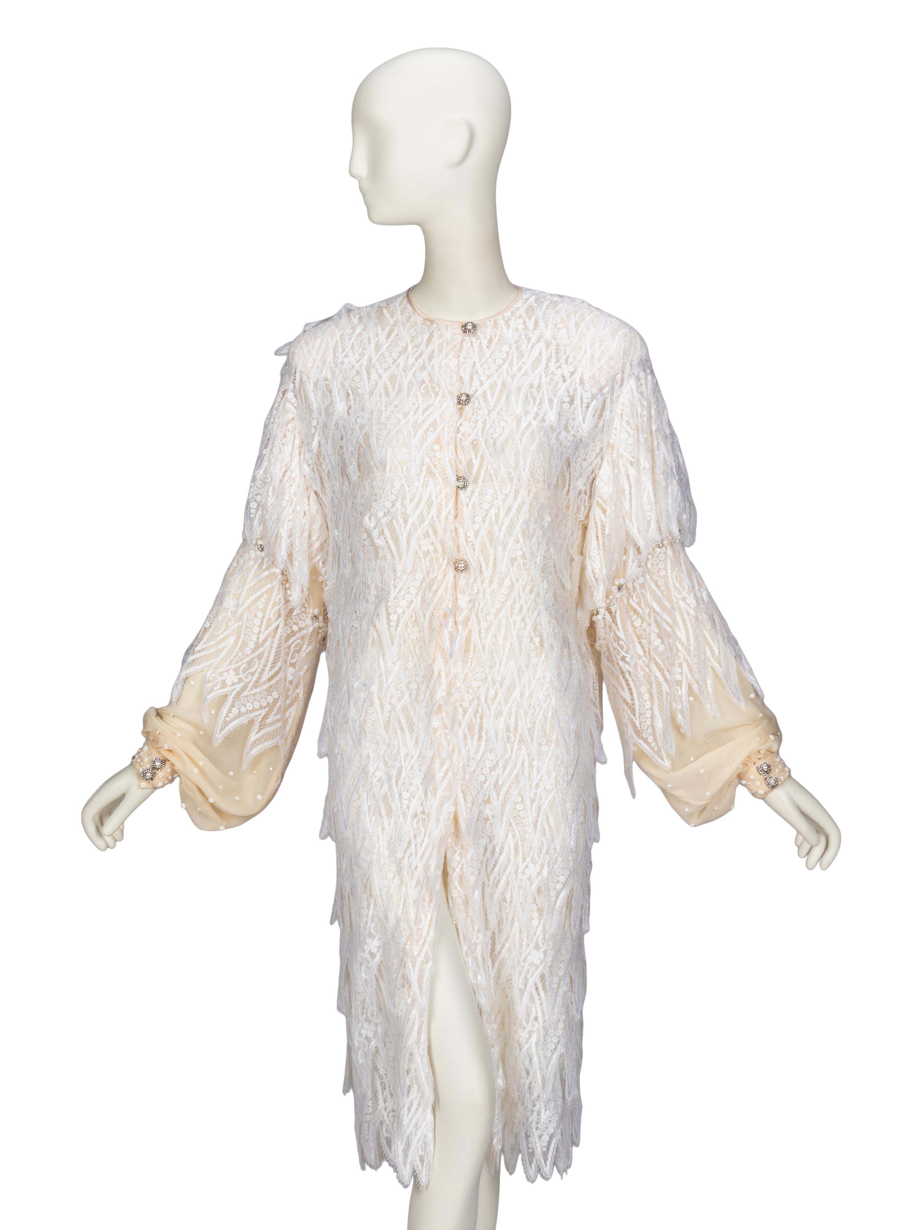 Galanos, Lace Cocktail Dress