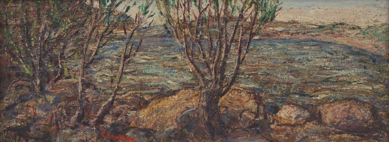 Ernest Lawson (American/Canadian, 1873-1939) - The Cove