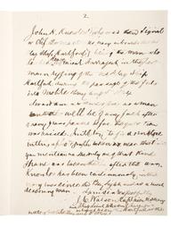[CIVIL WAR - NAVY]. A group of 9 documents related to Robert Coster and his efforts to confirm the identity of the man who lashed Rear Admiral David G. Farragut to the rigging of the Hartford at the Battle of Mobile Bay.