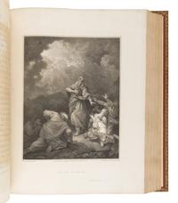 [BIBLE, in English] -- [THE MACKLIN BIBLE]. The Old [and New] Testament, embellished with Engravings, from Pictures and Designs by the Most Eminent English Artists . London: Thomas Bensley for Thomas Macklin, 1800.