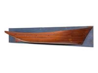 A Mounted Half Hull Model