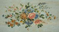 An Italian Painted and Parcel Gilt Low Table