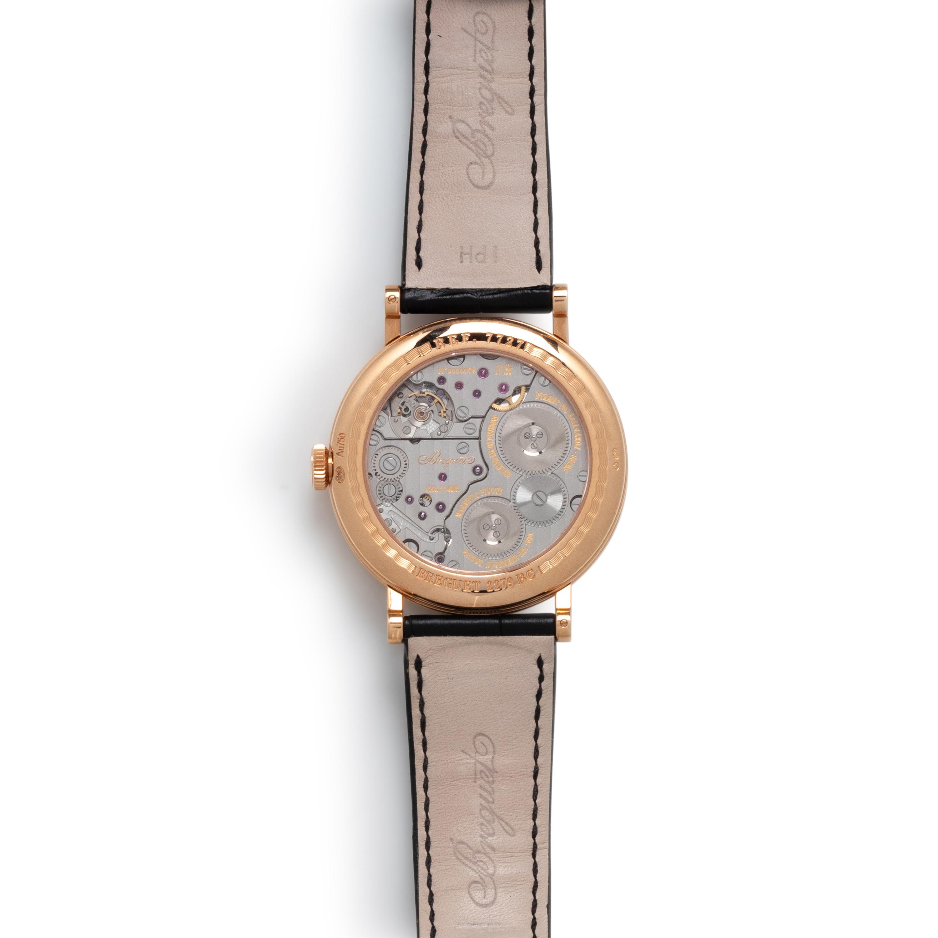 BREGUET, REF. 7727 18K ROSE GOLD 'CLASSIQUE CHRONOMÉTRIE' WATCH