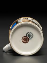 A Ship Builder's Porcelain Occupational Shaving Mug