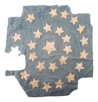 [CIVIL WAR] -- [FLAGS]. A collection of fragments from various Civil War-period flags, comprising: