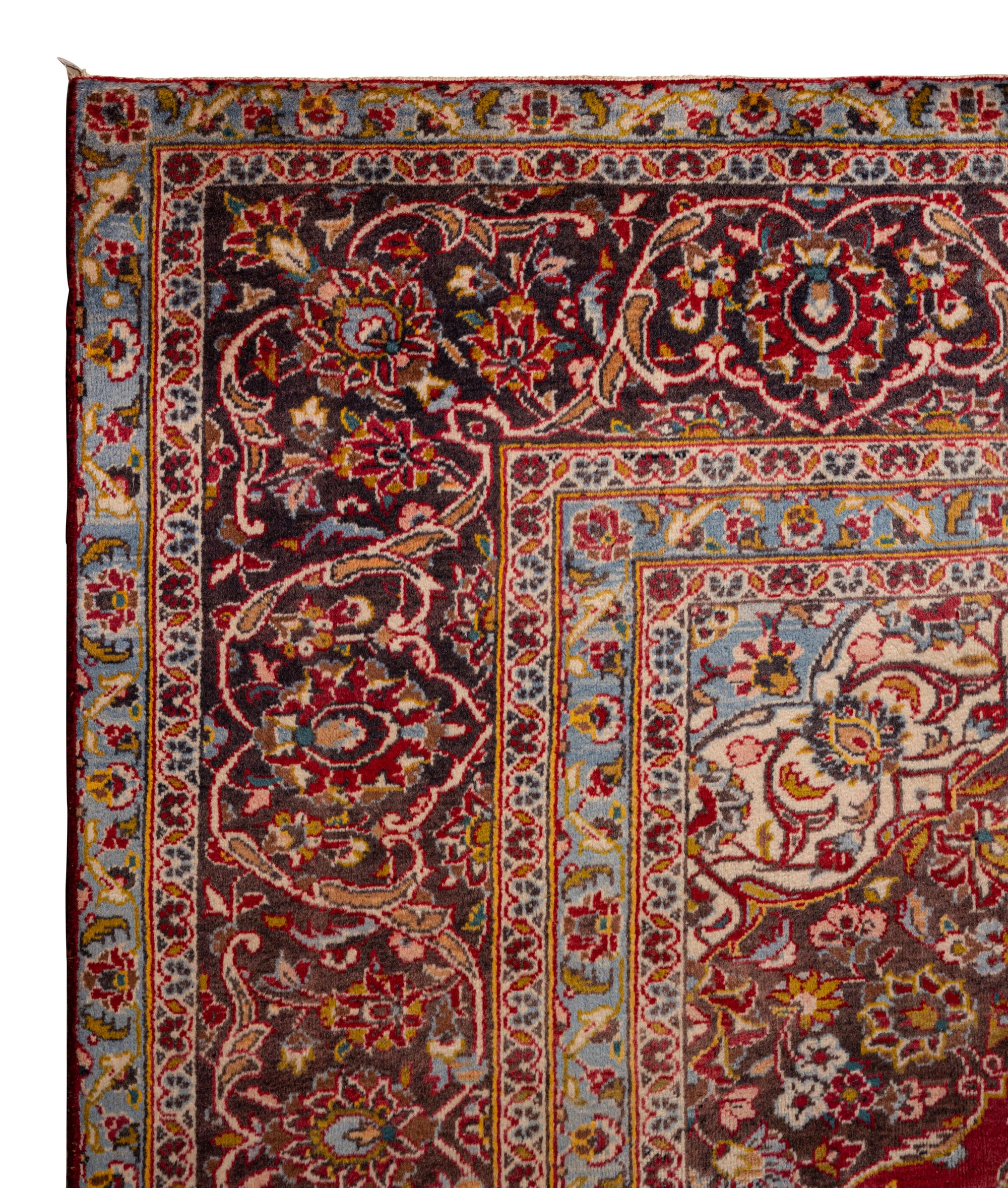 A Kashan Wool Rug