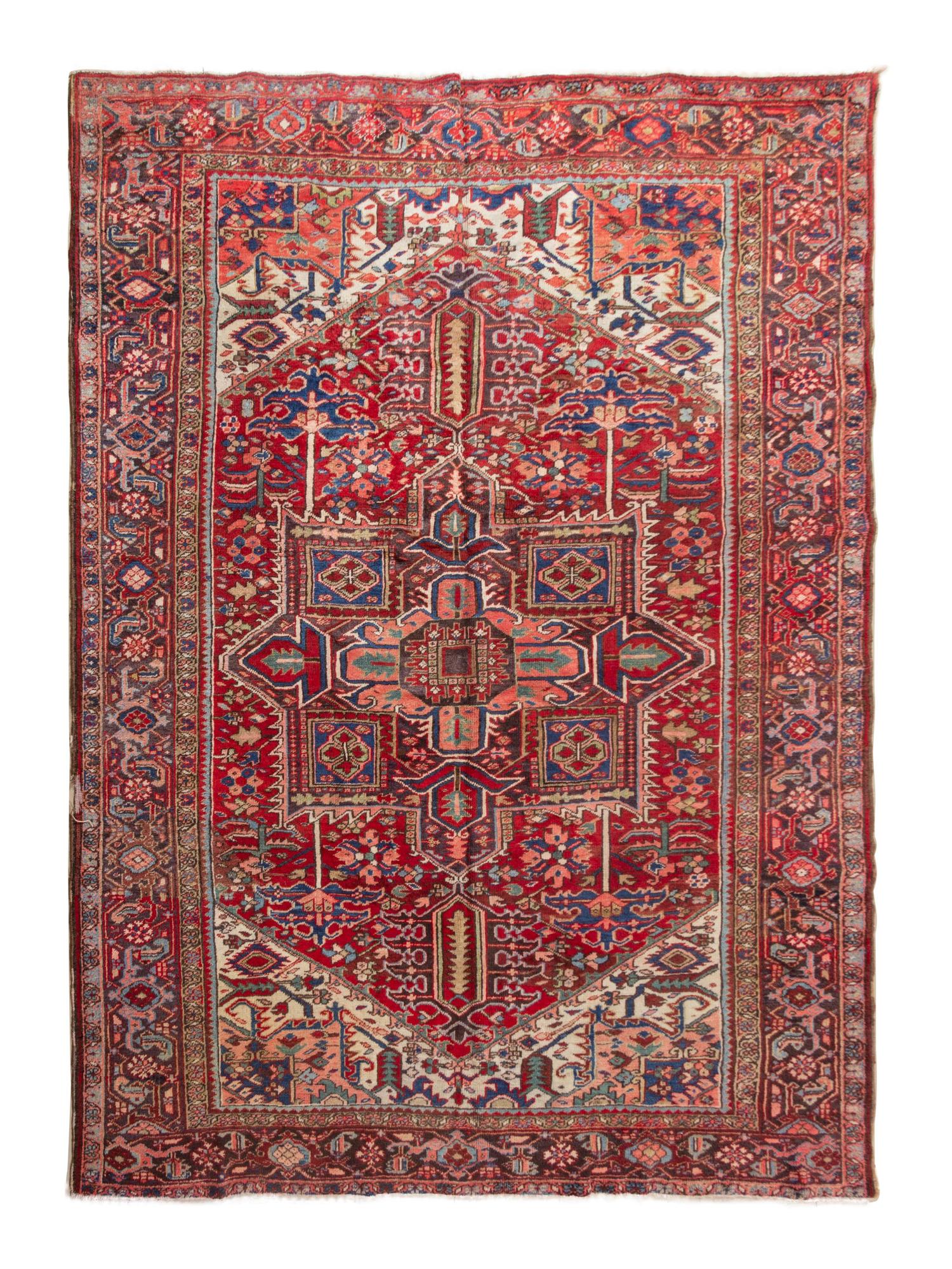 A Heriz Wool Rug
