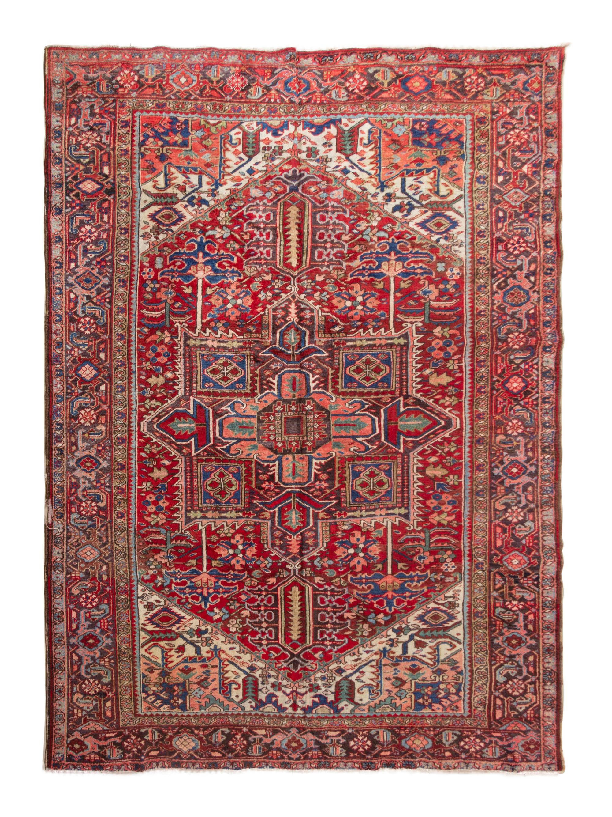 A Heriz Wool Rug