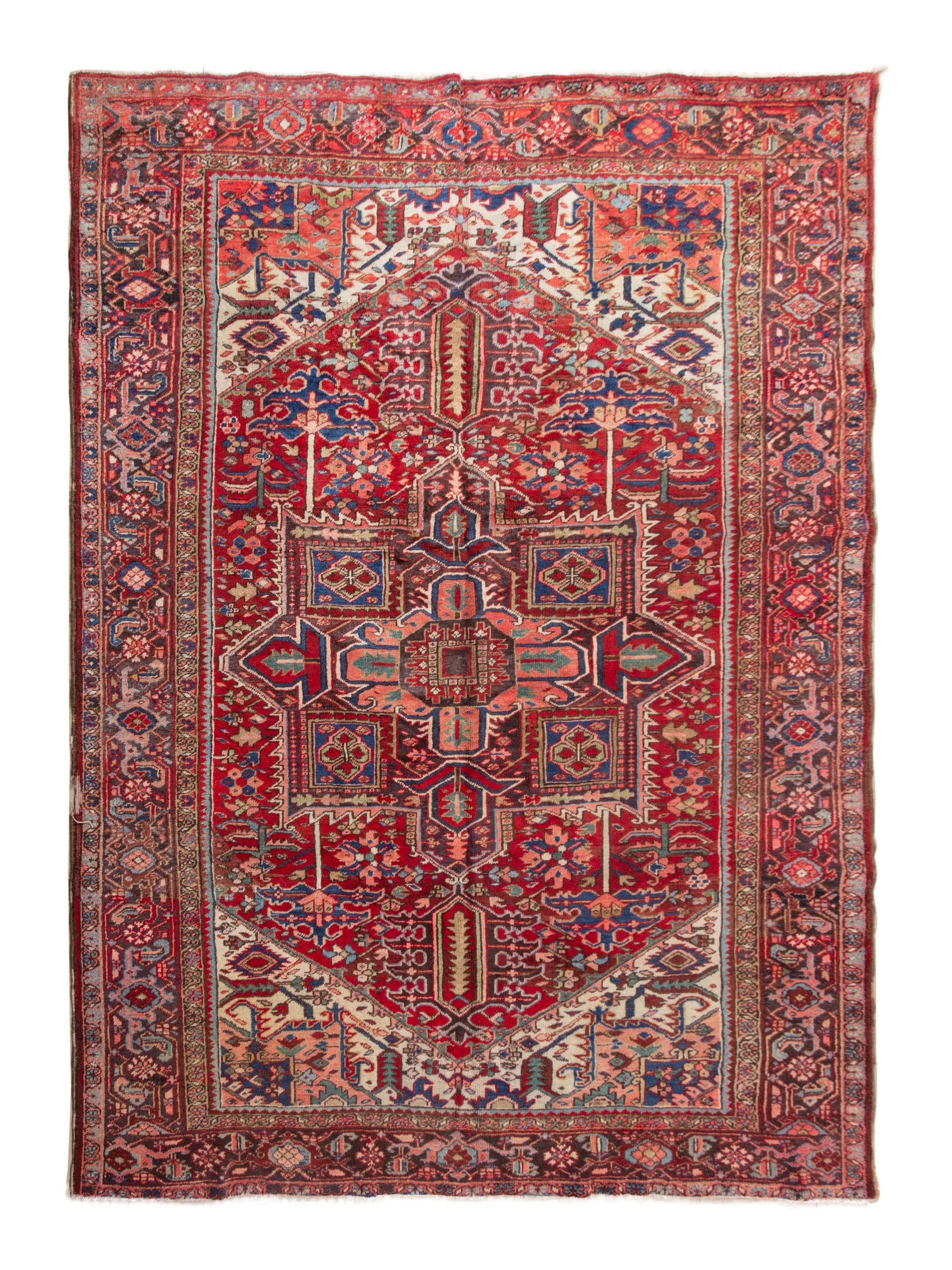 A Heriz Wool Rug