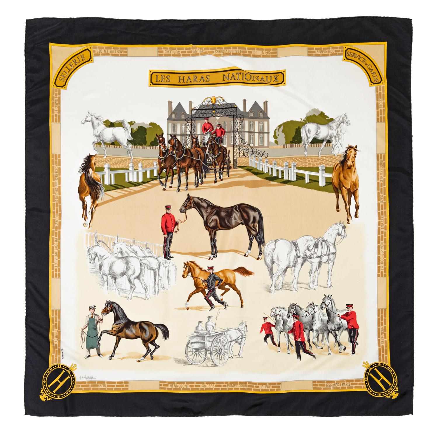 Hermès 90cm Silk Scarf