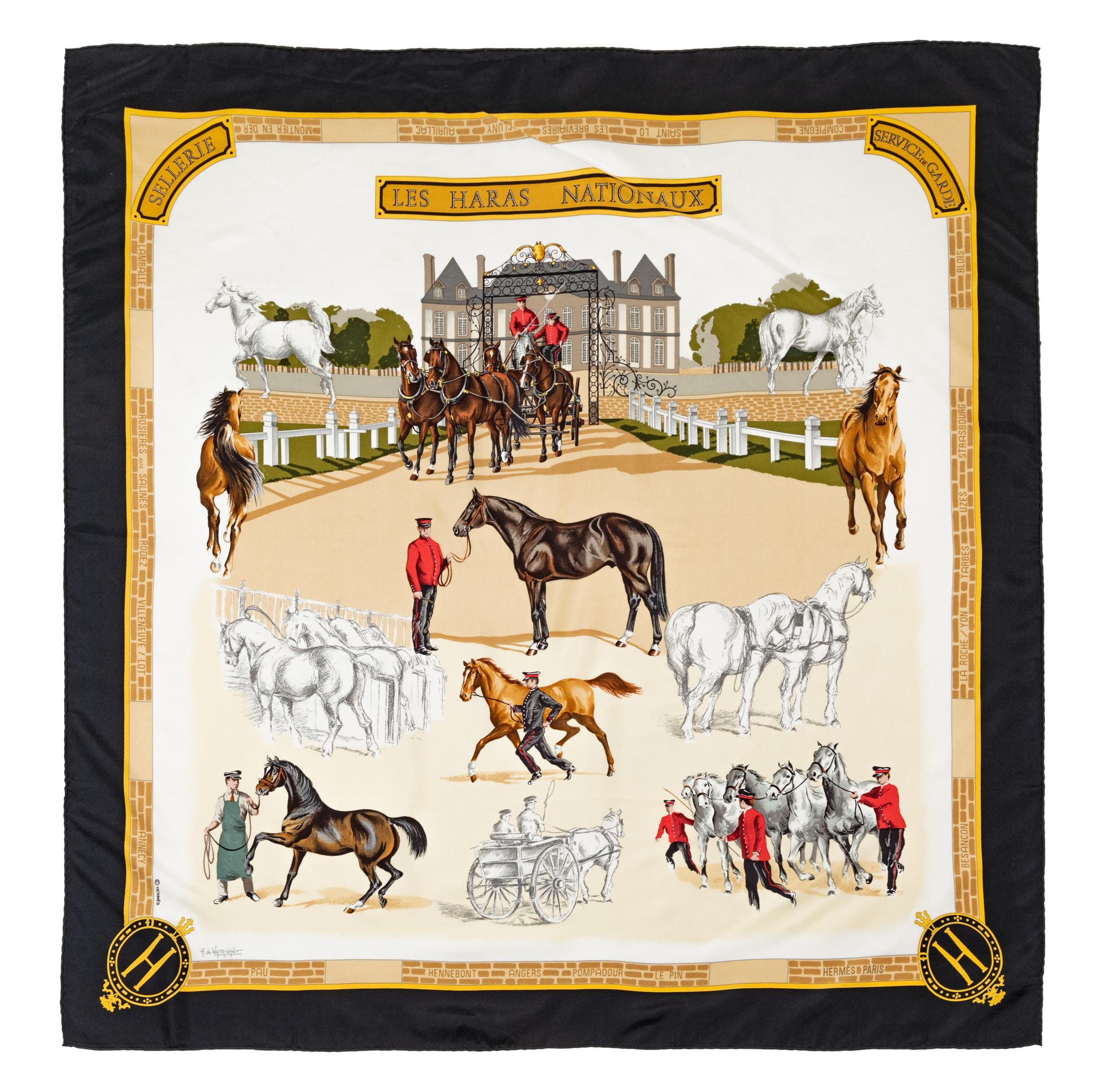 Hermès 90cm Silk Scarf