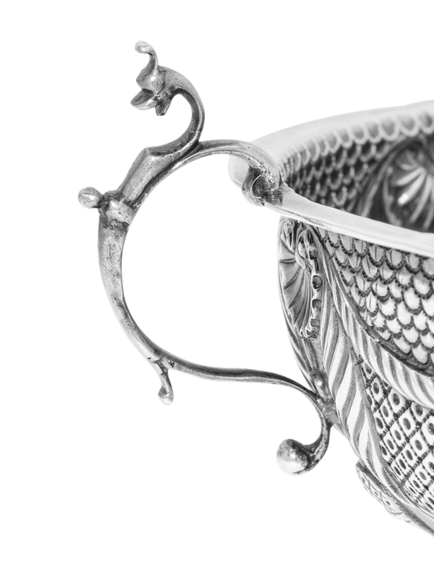 A Pair of Dutch Silver Sugar Bowls