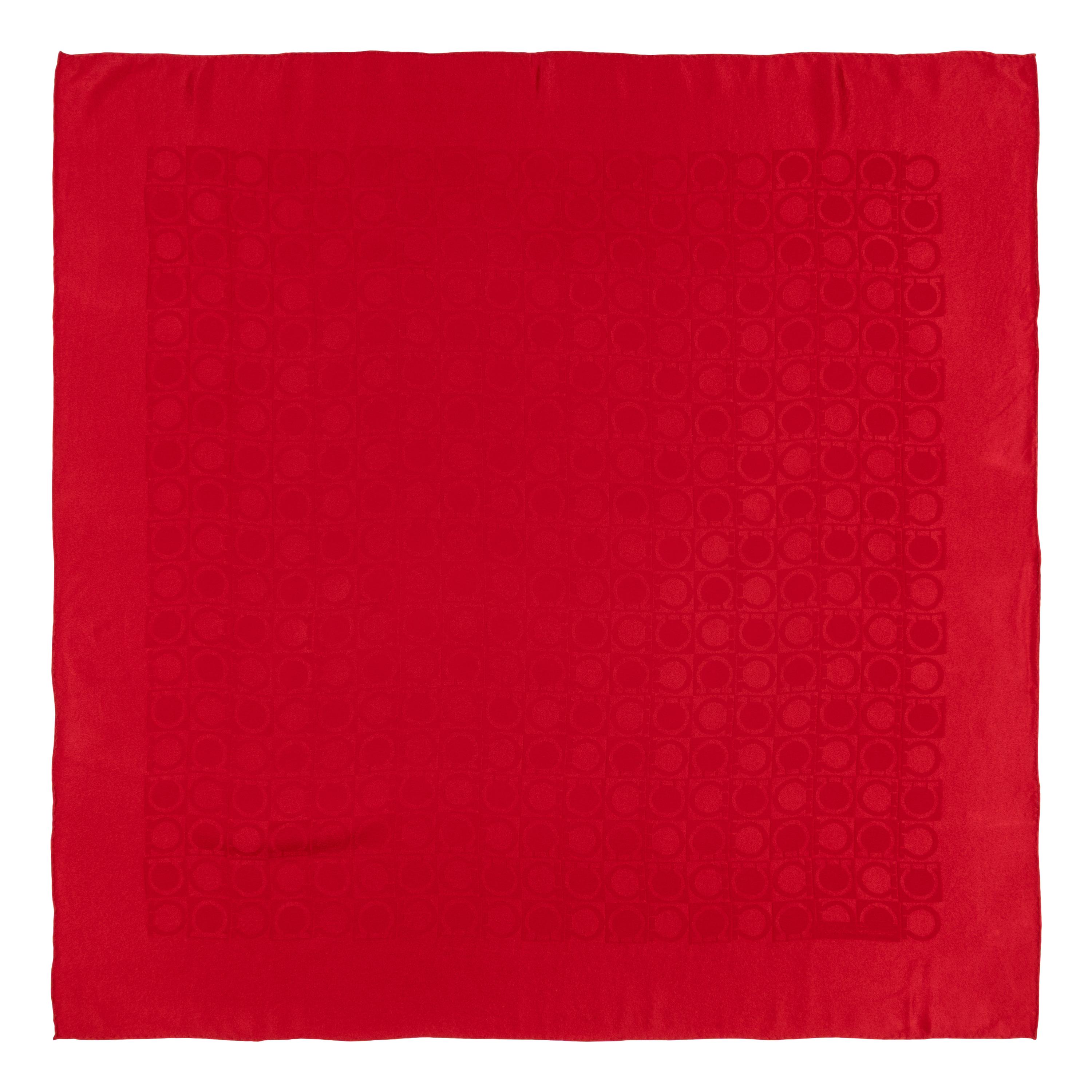 Ferragamo, Four Silk & Two Cotton Scarves