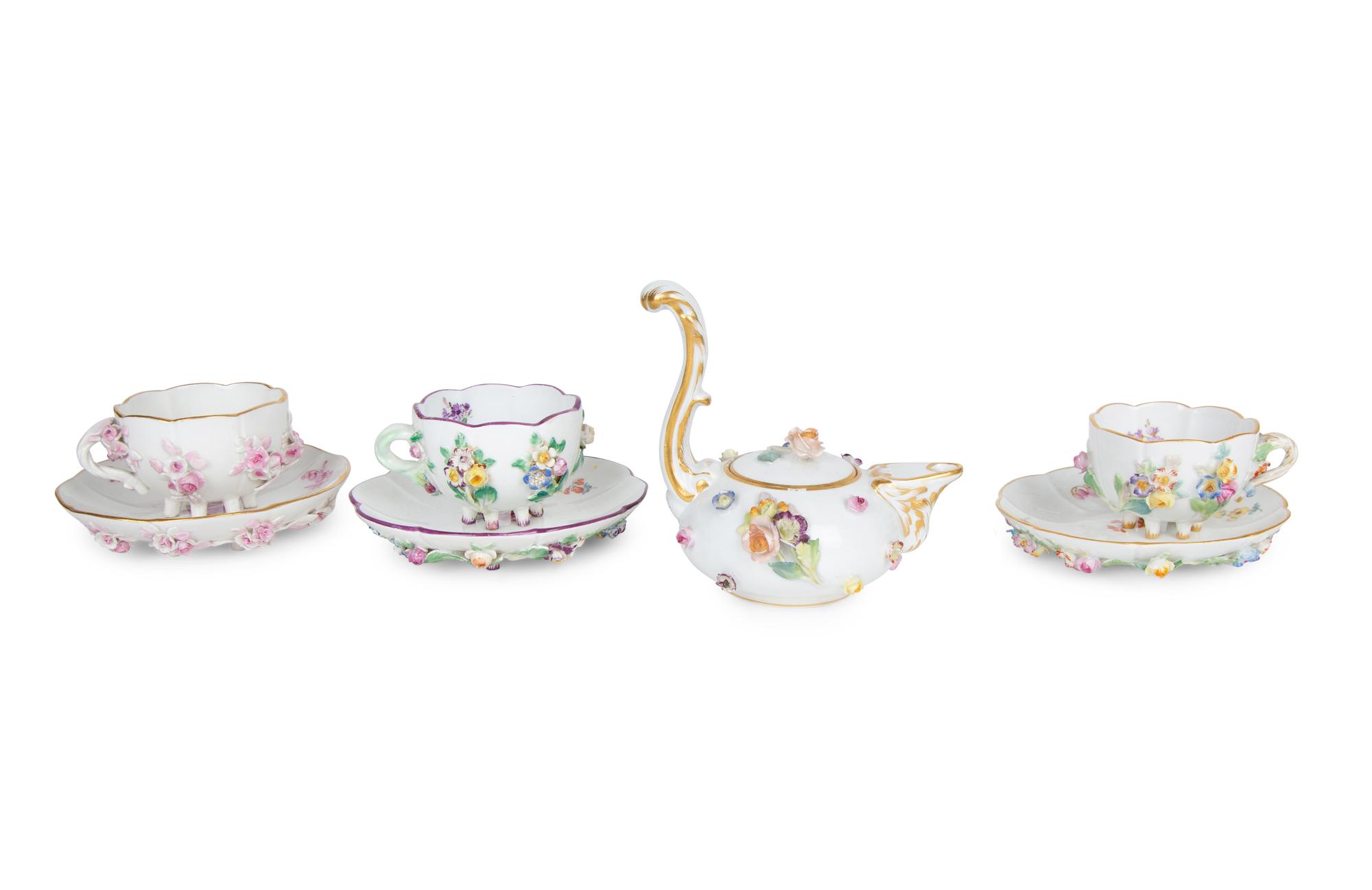 A Meissen Porcelain Chocolate Service — 19TH/20TH CENTURY