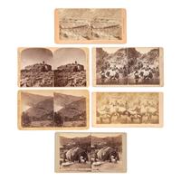 [COLORADO]. A group of stereoviews, albumens, and silver gelatin photographs of Colorado, comprising: