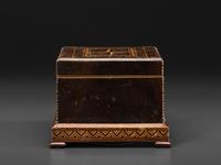 A New York Marquetry Award Sewing or Jewelry Box