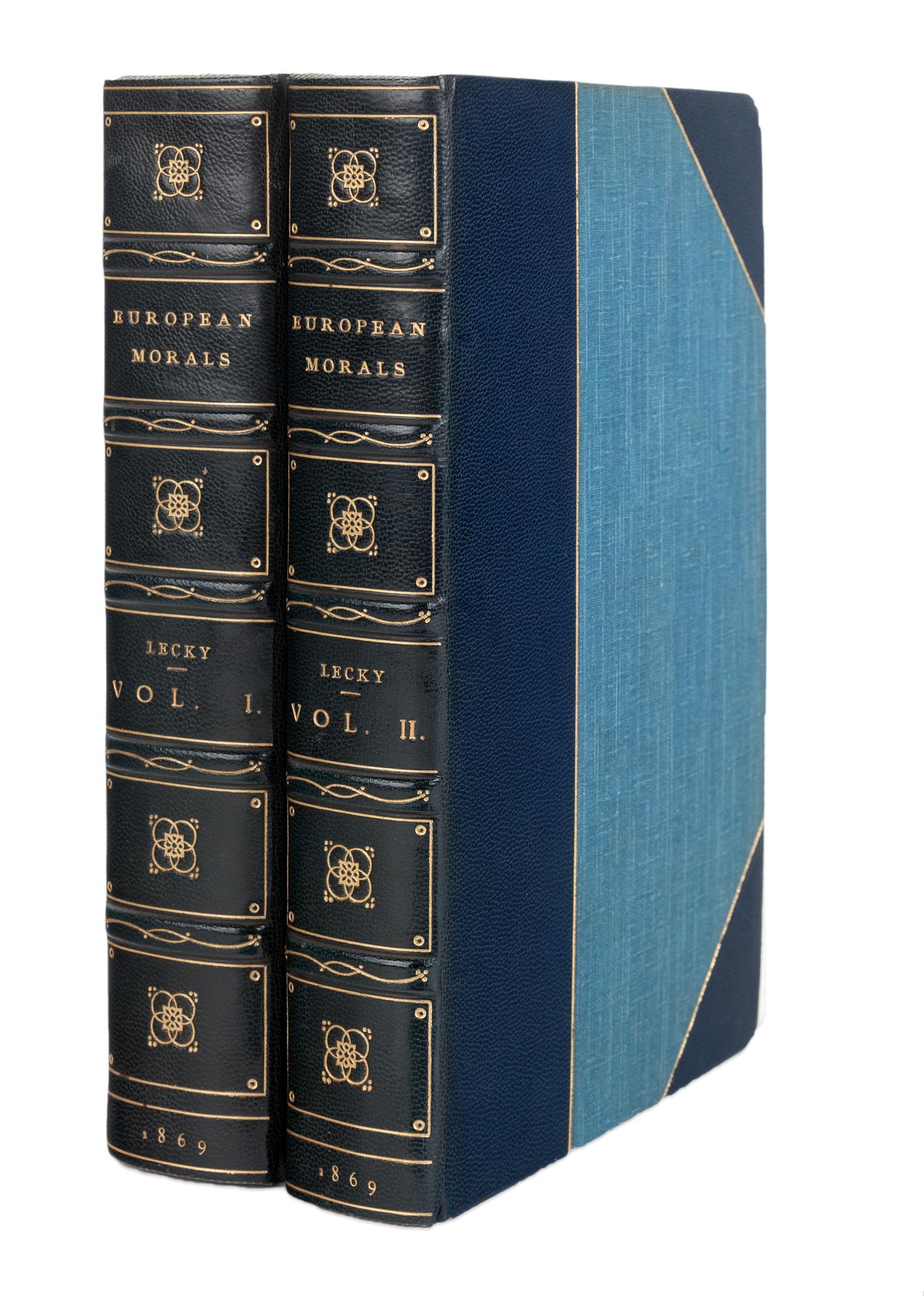 LECKY, William Edward Hartpole (1838-1903). History of European Morals from Augustus to Charlemagne . London: Longmans, Green, 1869.