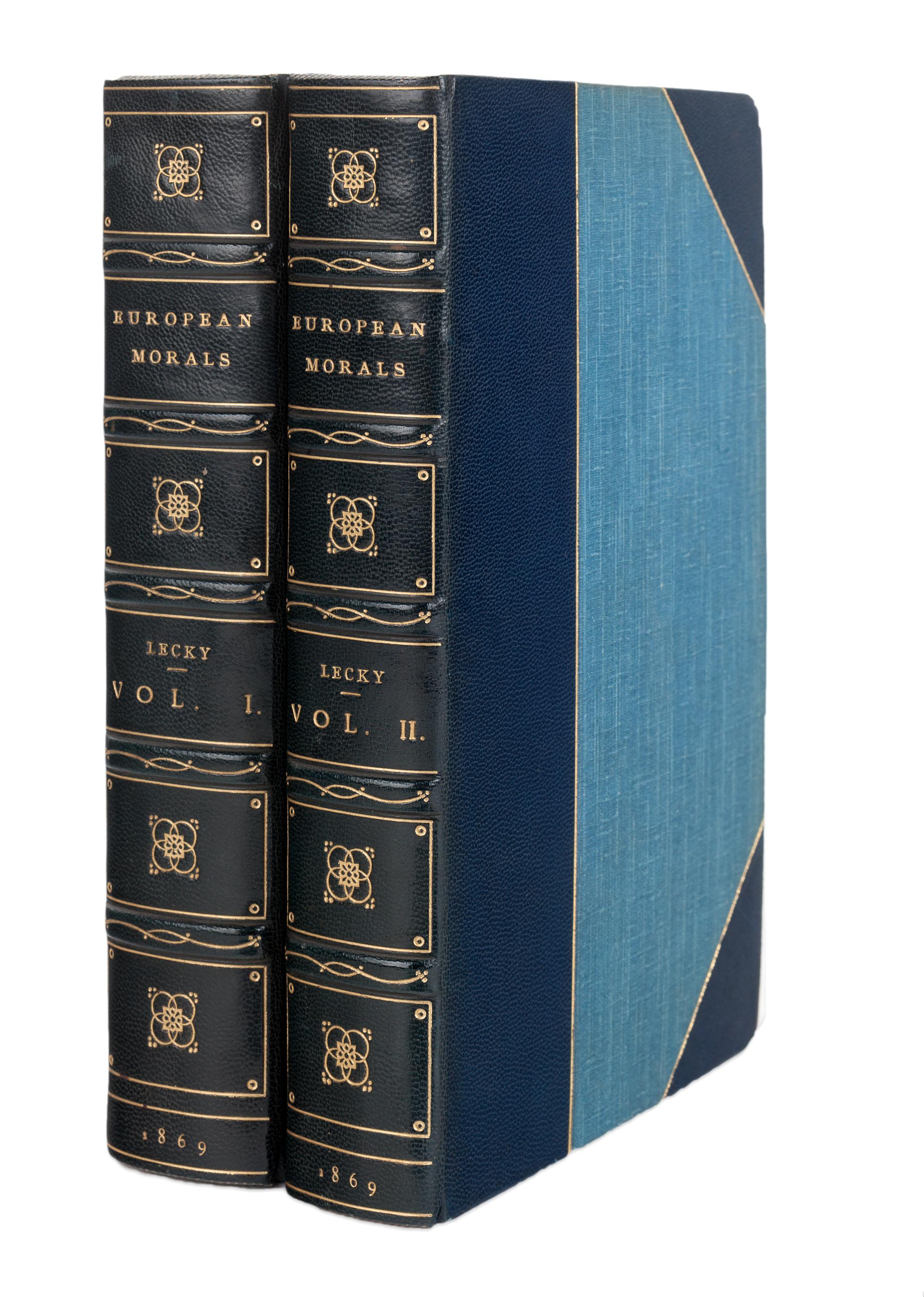 LECKY, William Edward Hartpole (1838-1903). History of European Morals from Augustus to Charlemagne . London: Longmans, Green, 1869.
