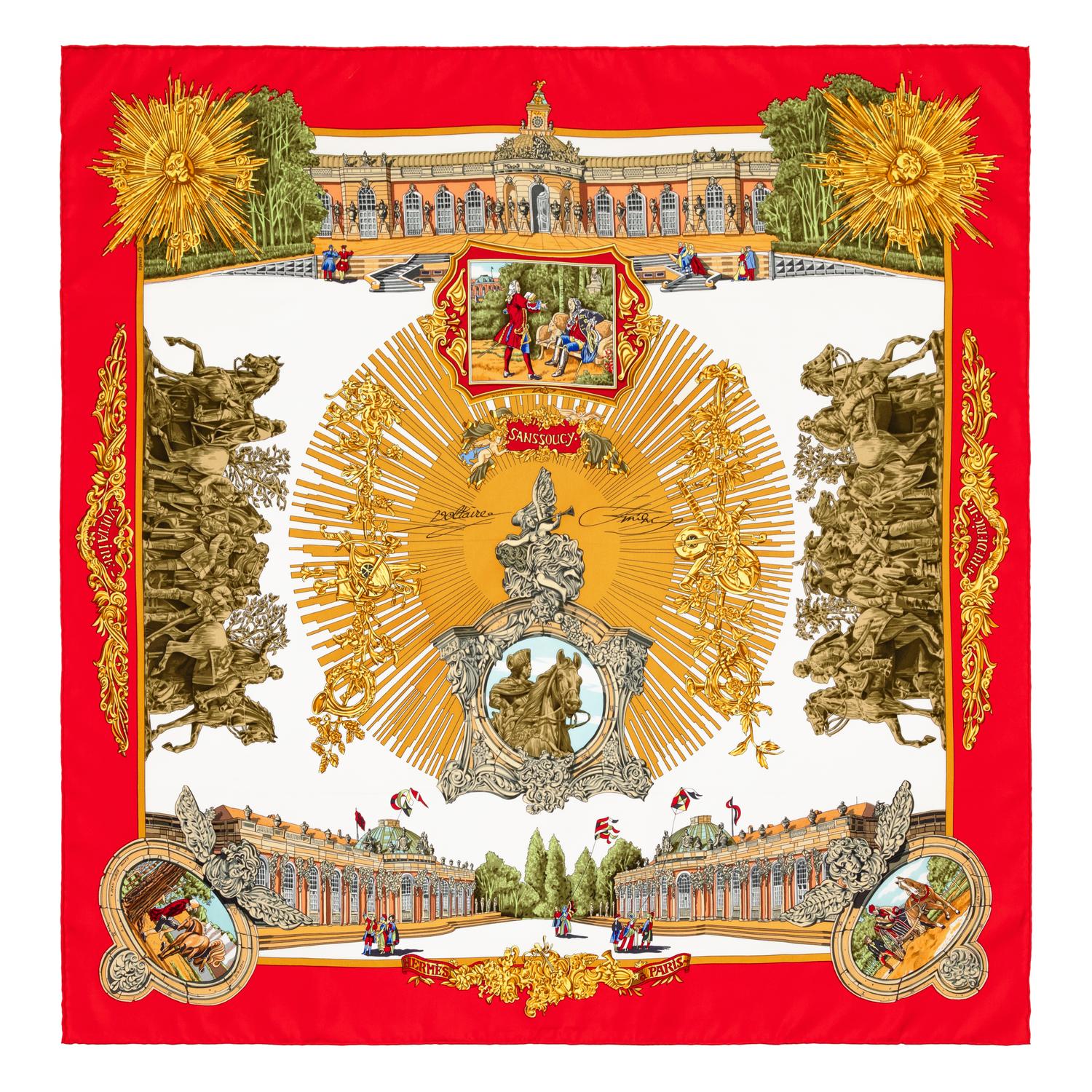 Hermès 90cm Silk Scarf