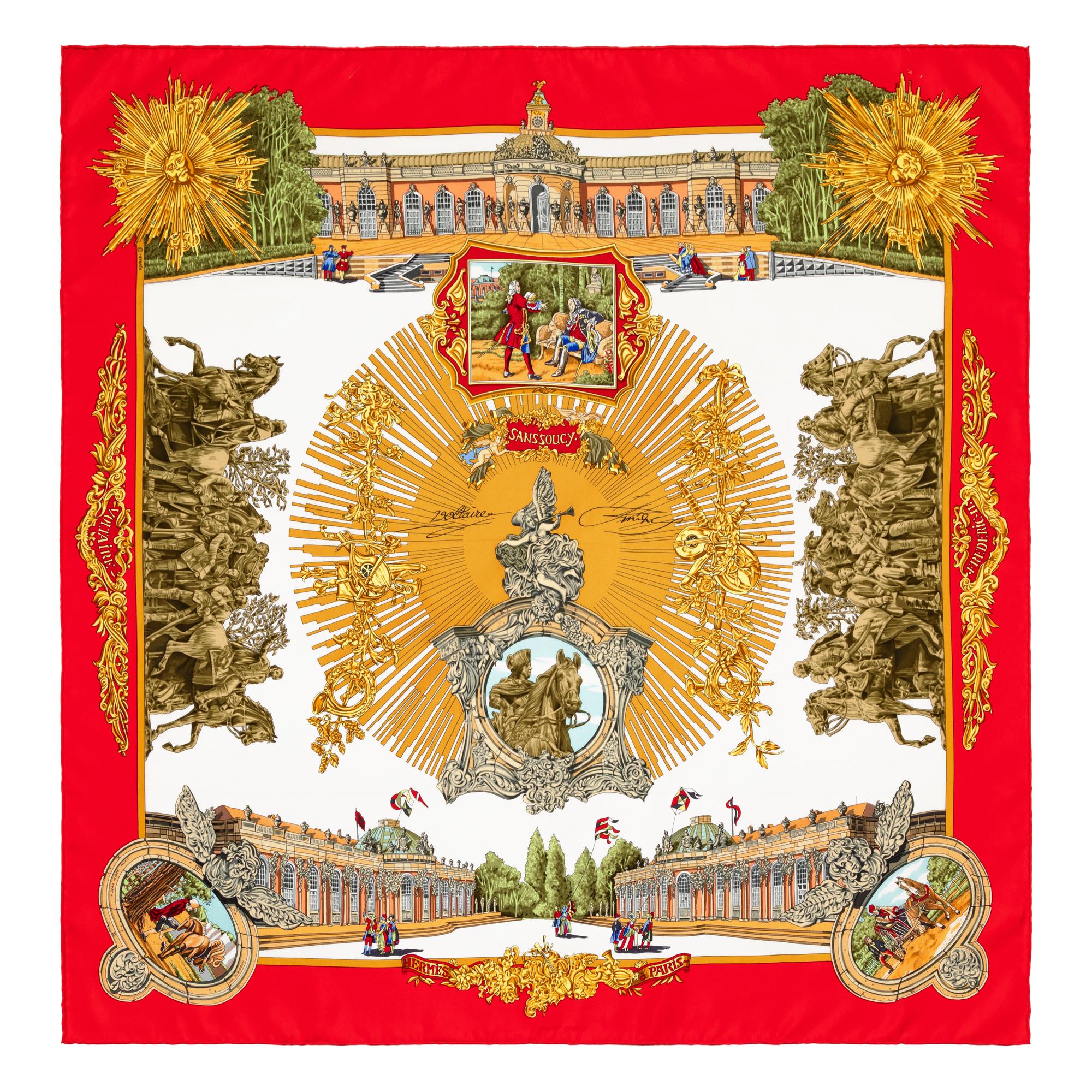 Hermès 90cm Silk Scarf