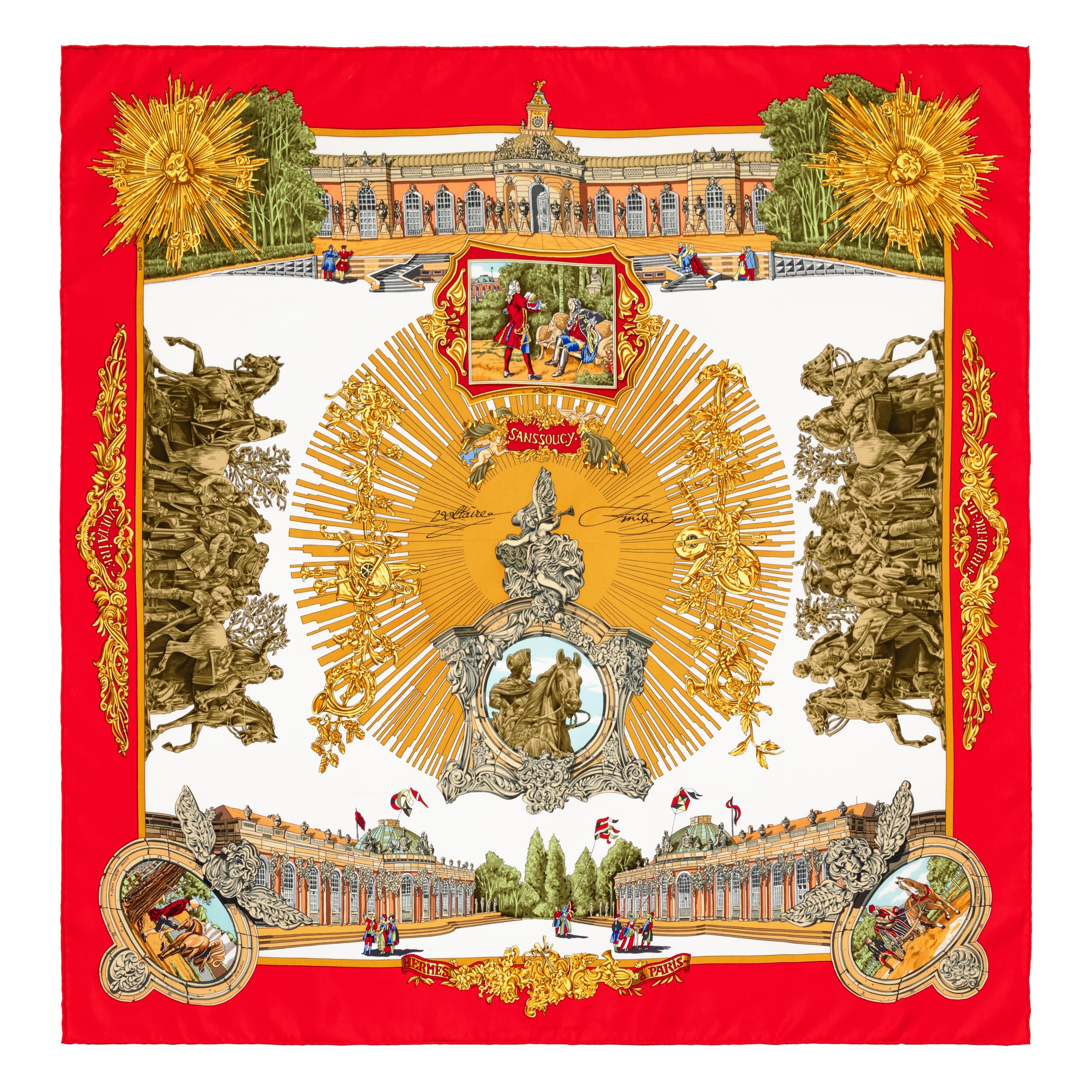 Hermès 90cm Silk Scarf