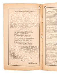 [FROST, Robert (1874-1963)]. THOMAS, Robert W. The Old Farmer's Almanack 1942. Dublin, NH: Yankee, Inc., 1941.