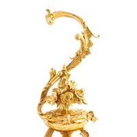 A Louis XV Style Gilt Bronze Fire Fender