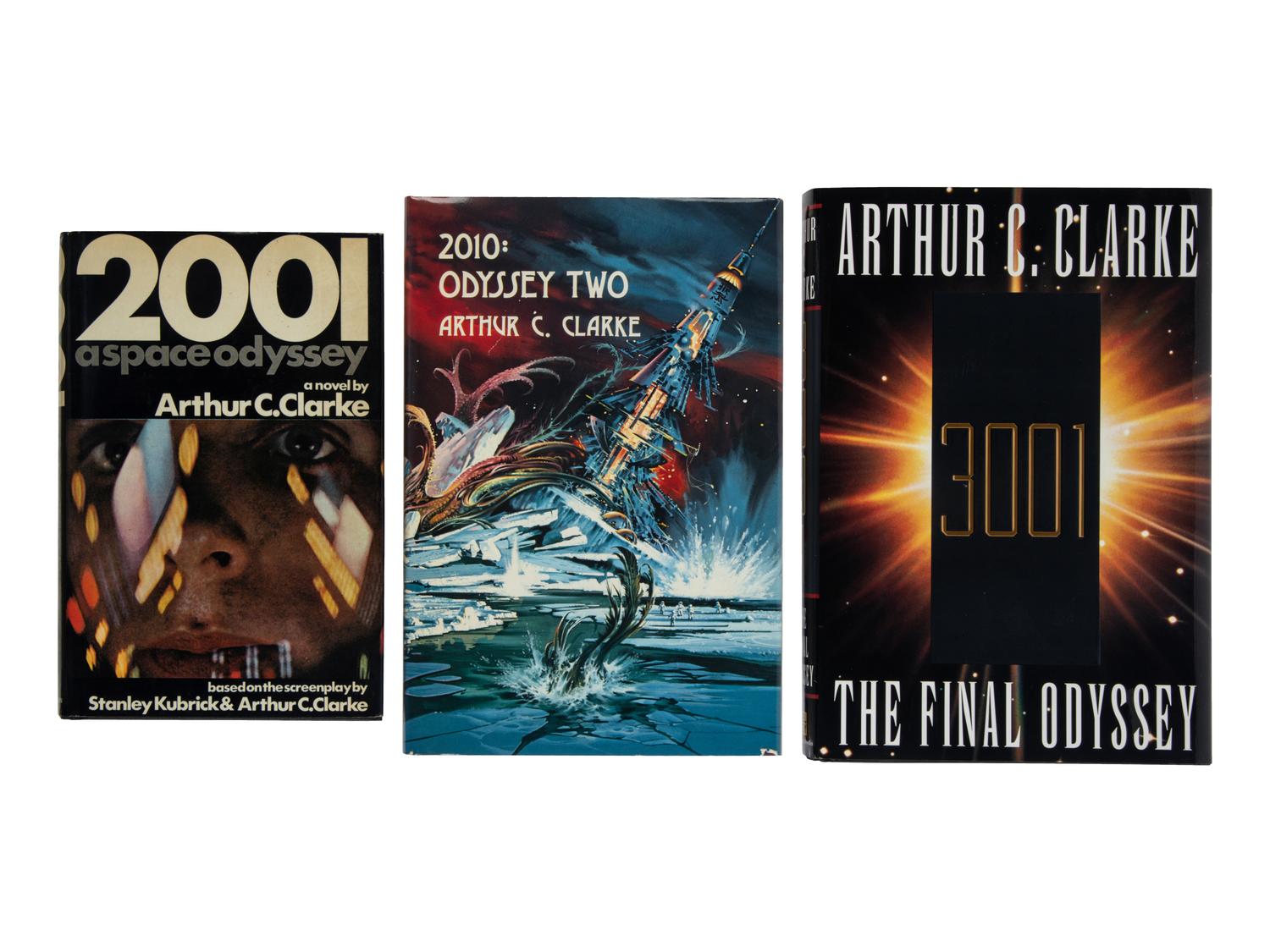 CLARKE, Arthur Charles, Sir (1917-2008). [The Odyssey trilogy:], comprising: