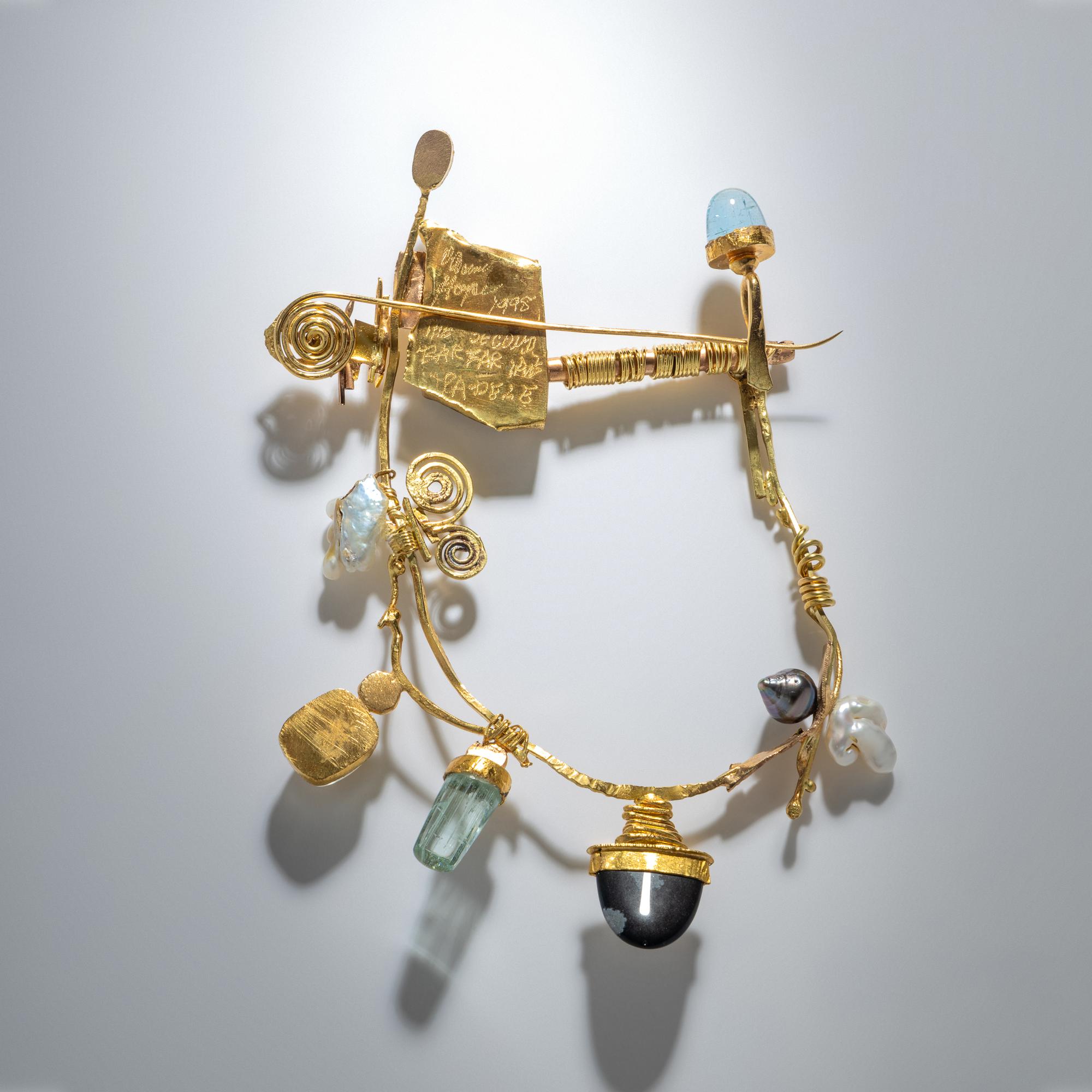 WILLIAM HARPER, THE SECOND BARBARIAN'S TRAPEZE BROOCH, 1998