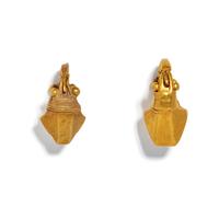 Two Parthian Gold Earrings