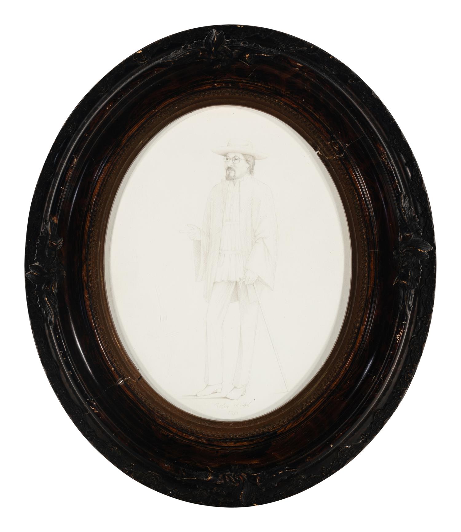 William and Joyce Wartmann, Edgerton, Wisconsin (two works in original frames), 1981