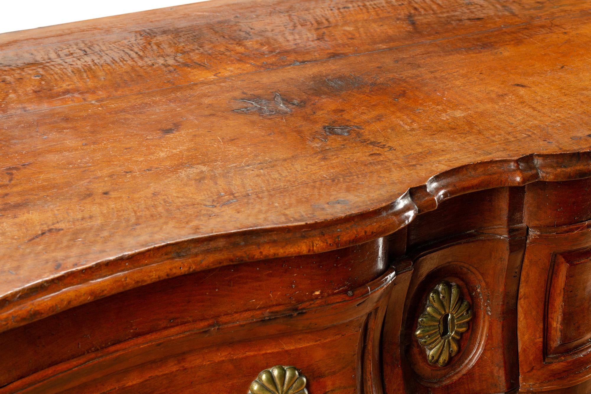 A Louis XV Provincial Walnut Commode