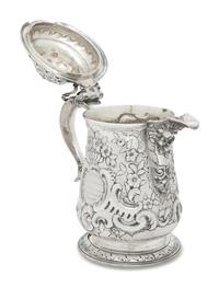 A George II Silver Covered Tankard