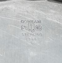 An American Silver Bowl, Gorham Mfg. Co., Providence, RI, Chippendale pattern, with a shaped circular border.