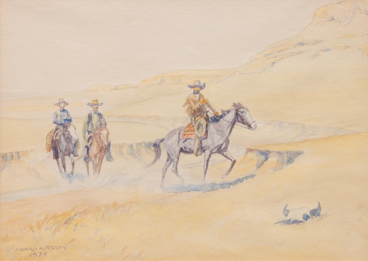 Three Riders on Horseback