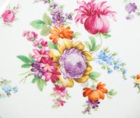 A Schulmann Empress Dresden Flowers Porcelain Dinner Service