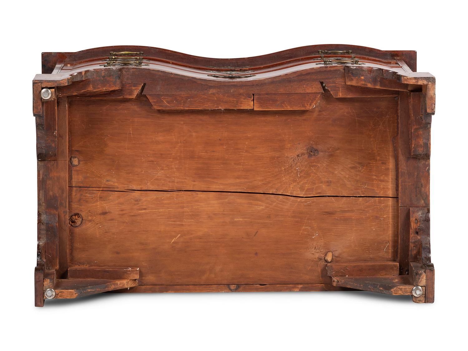 A Chippendale Carved Mahogany Reverse Serpentine Chest of Drawers, 18th Century