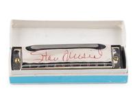 A Stan Musial Signed Autograph Harmonica