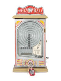 A Pace Manufacturing Co. 1 Cent 'Whiz Ball' Countertop Skill Game
