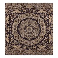 A Jacquard Woven Cotton and Wool Coverlet