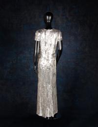 Naeem Khan Sequined Maxi Dress, 2010s