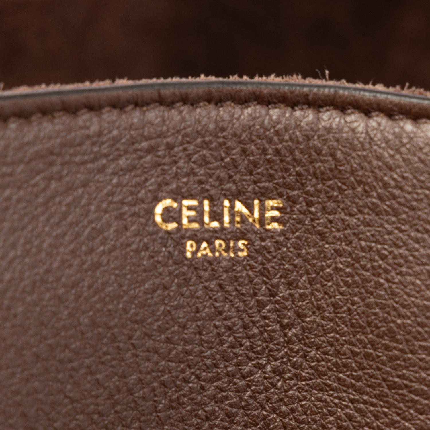 CELINE, BROWN ANITA BAG