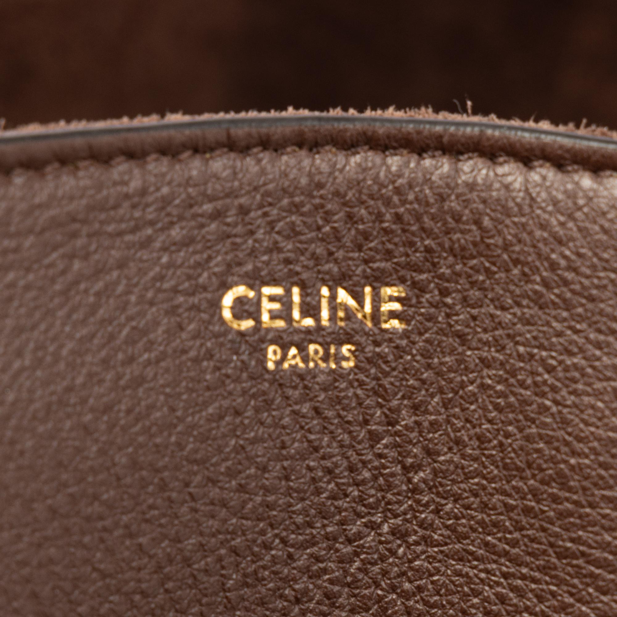 CELINE, BROWN ANITA BAG