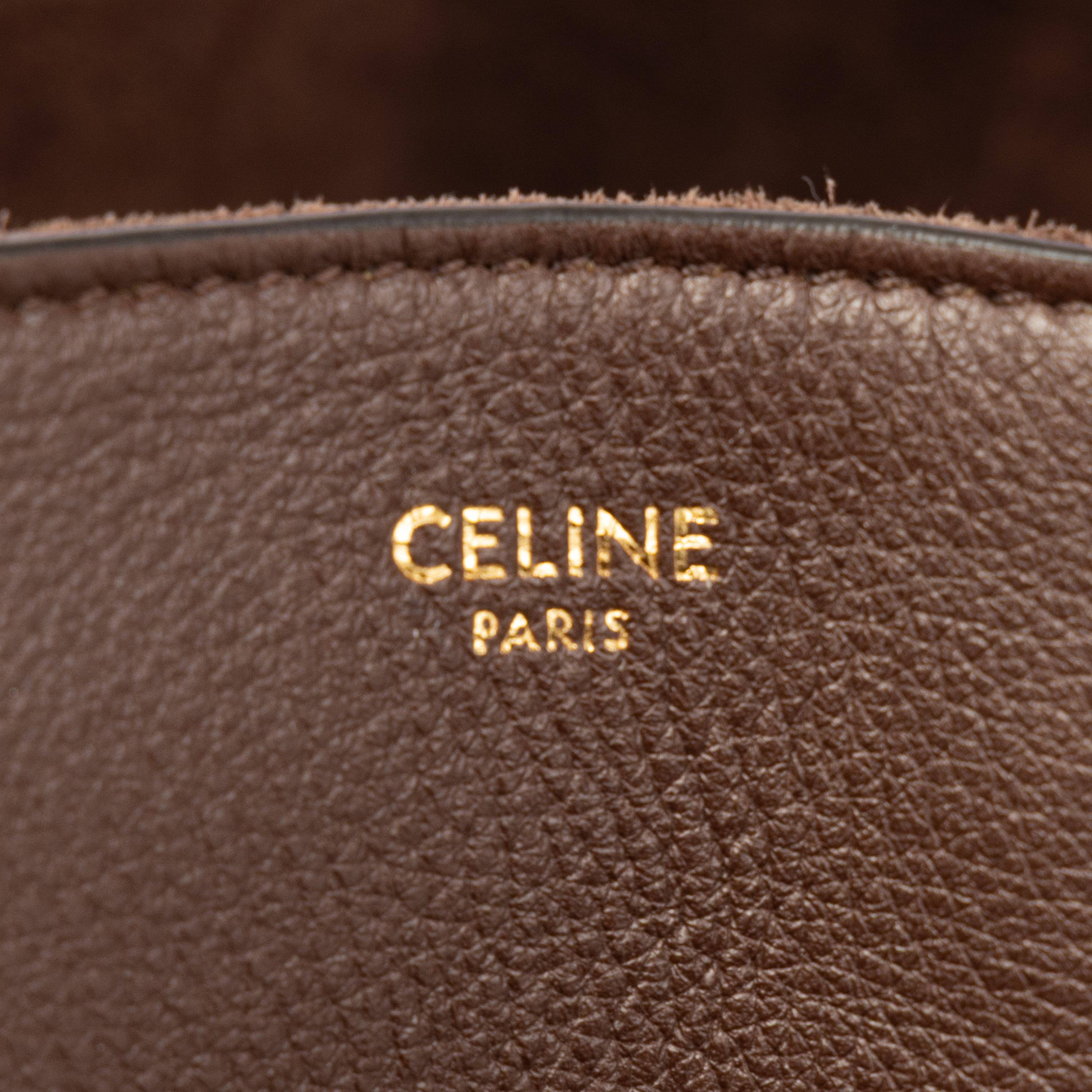 CELINE, BROWN ANITA BAG