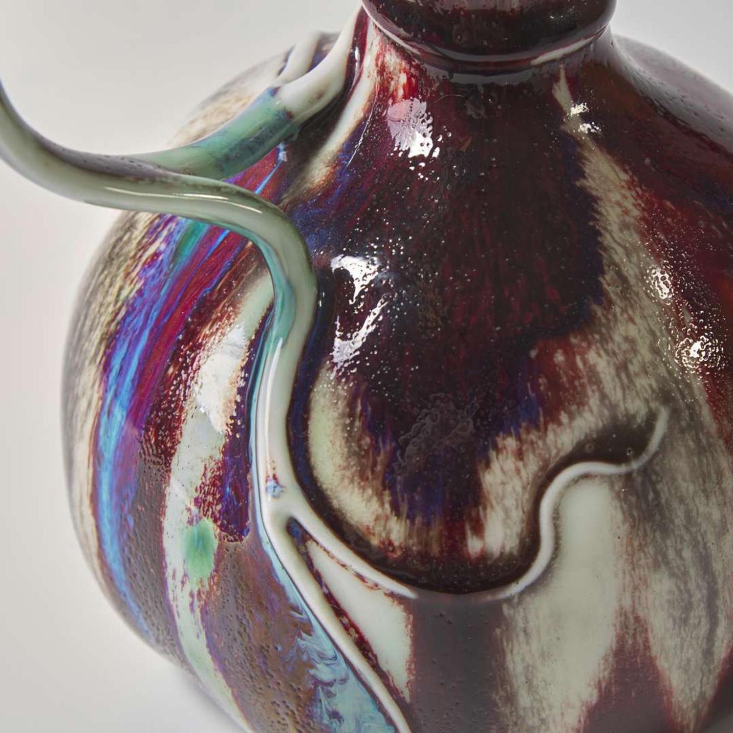 A French glazed porcelain pitcher Léon Kann (French, 1859-1925), Manufacture nationale de Sèvres, France, 1898