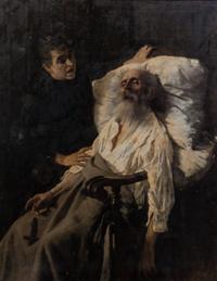 Isidoro Grunhut, (Italian, b. 1862) , The Dying Man, 1887