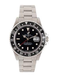 ROLEX, REF. 16710 STAINLESS STEEL 'OYSTER PERPETUAL GMT-MASTER II' WRISTWATCH, CIRCA 1993
