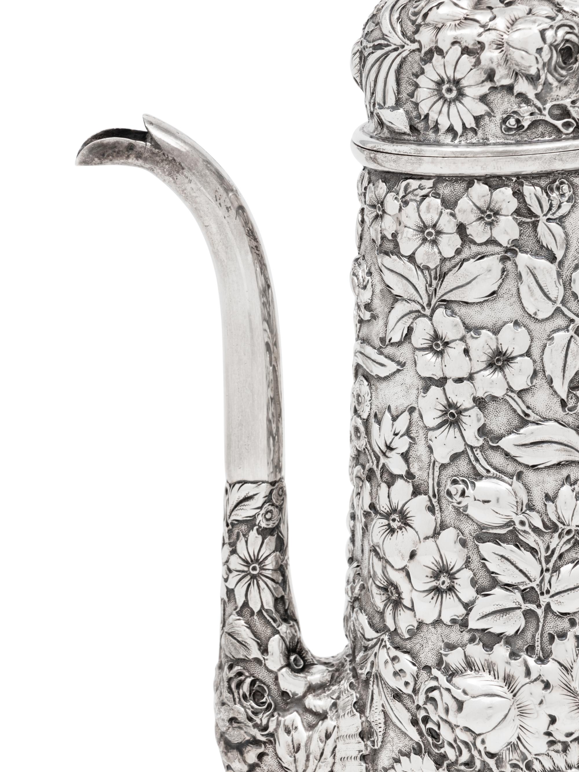 An American Silver Coffee Pot