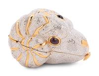Judith Leiber Ram Head Minaudière