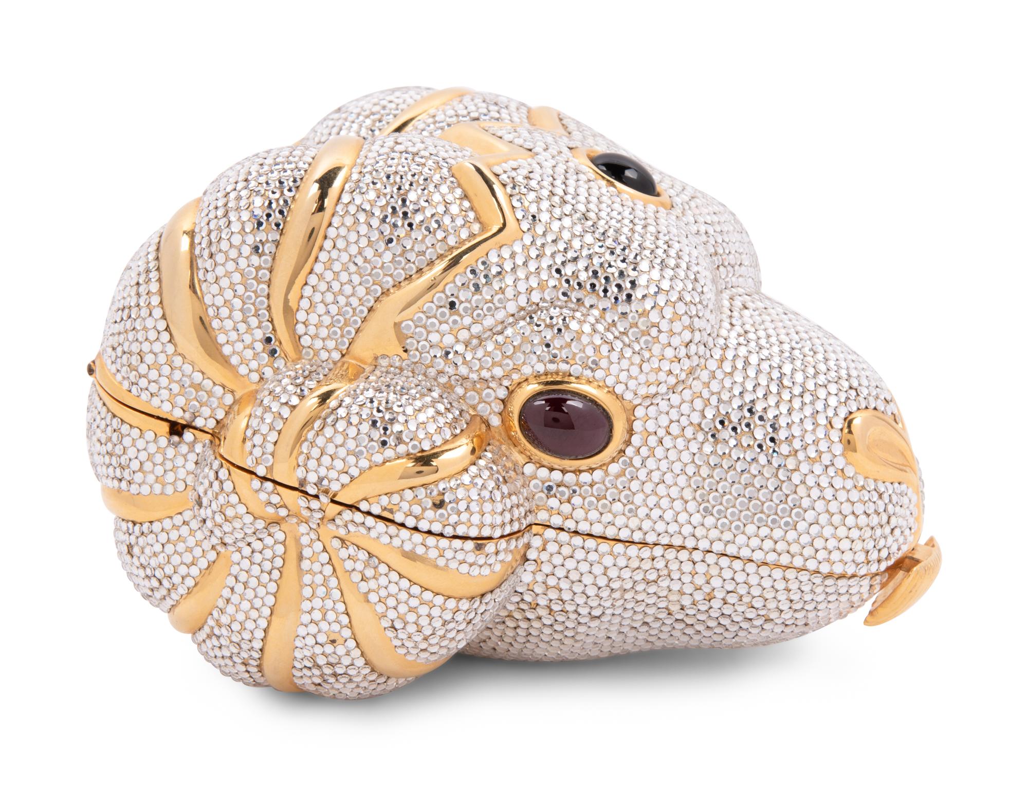 Judith Leiber Ram Head Minaudière